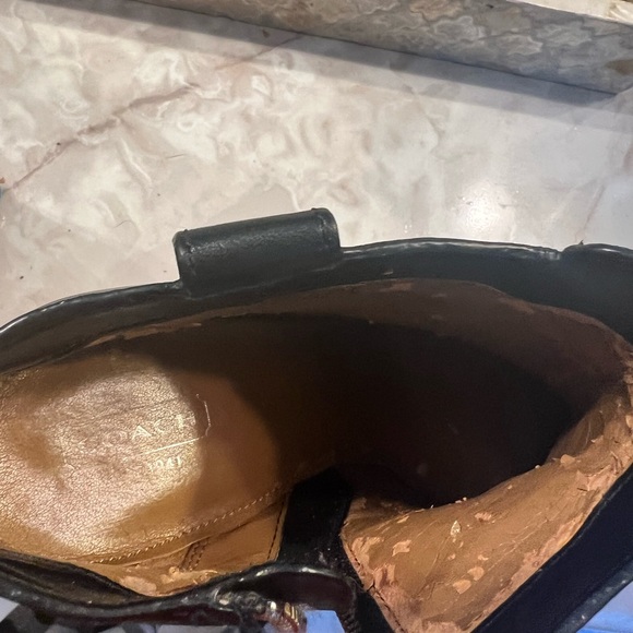 Coach low boots leather zip ups - Picture 5 of 5